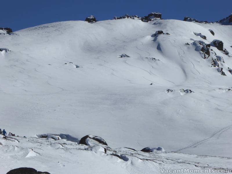 By the time I left the hill I had had some help on the very enjoyable surface