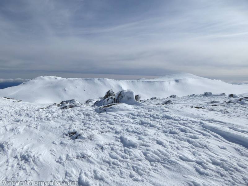 South Ridge and cornice of Mt Kosciuszko