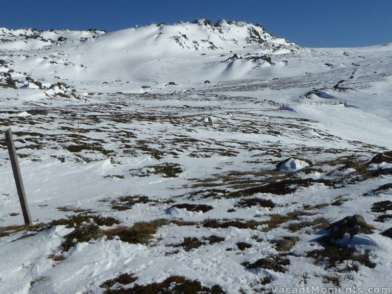 Looking out to Signature Hill yesterday (Tuesday)