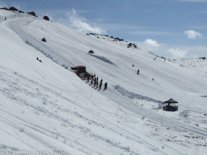 The combatants were towed to the top