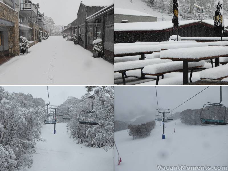 10cm+ footprints in the Village Square, more tables, first chair,<BR>and then Meadows : OMG - Only Missing Grass ;-)