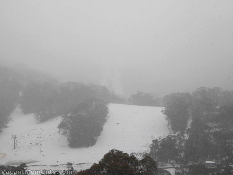 It snowed heavily last Tuesday - Lower Sundance white again