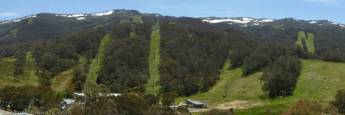 And this panorama was taken today - yes there is still snow around