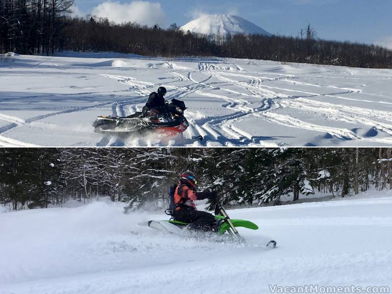 But Peter's photos give a hint that skiing and boarding are not a priority