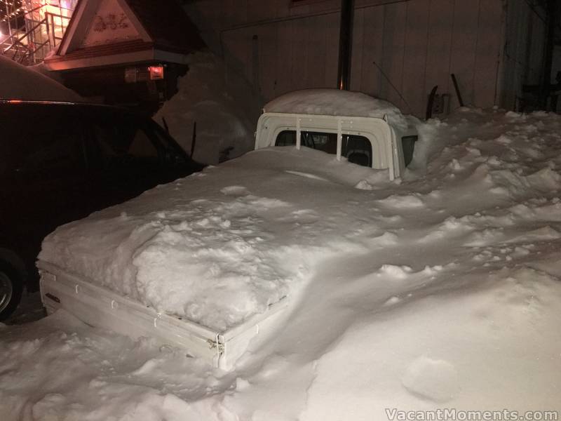 Why would you have a white truck in the snow?<BR>Where did I park it?