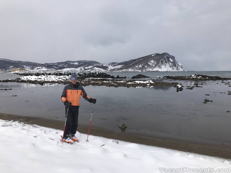 Not the most challenging terrain but have you ever skied on a beach?  (courtesy of Rob-san)