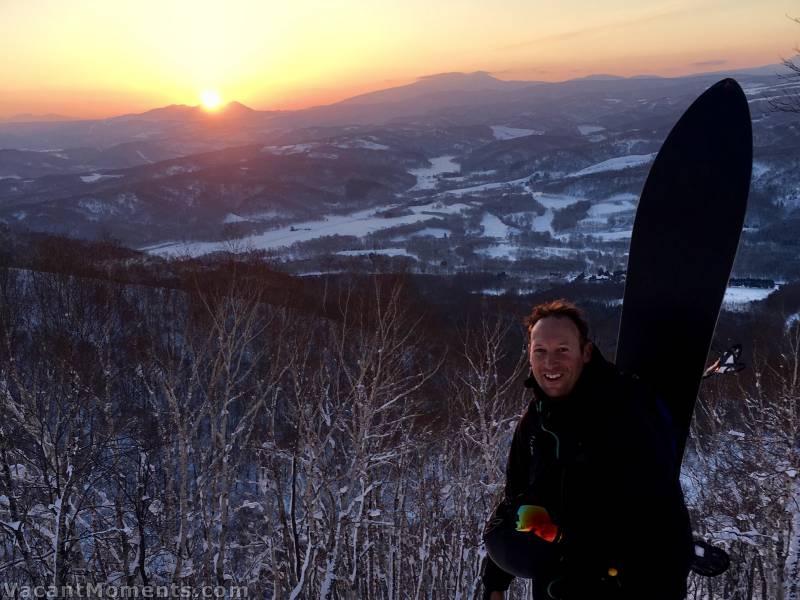 Back country touring fills Peter's days