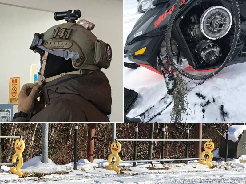 Prepared for anything? but not another shredded ski-doo drive belt.<BR>Time to put out the safety ducks ;-)