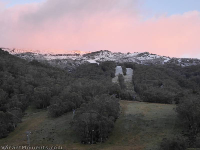 6:53am this morning in Thredbo - and it's February 2017