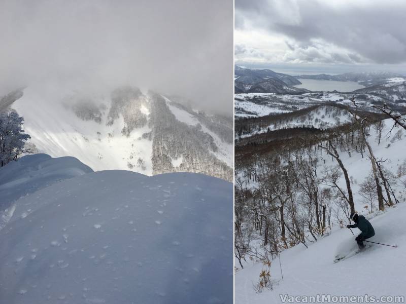 Misty backcountry, and one from the archives - Lucky Phil a few weeks ago