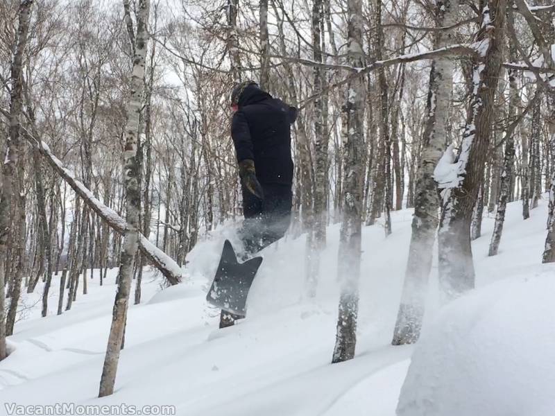 Time out to enjoy that fresh snow once again