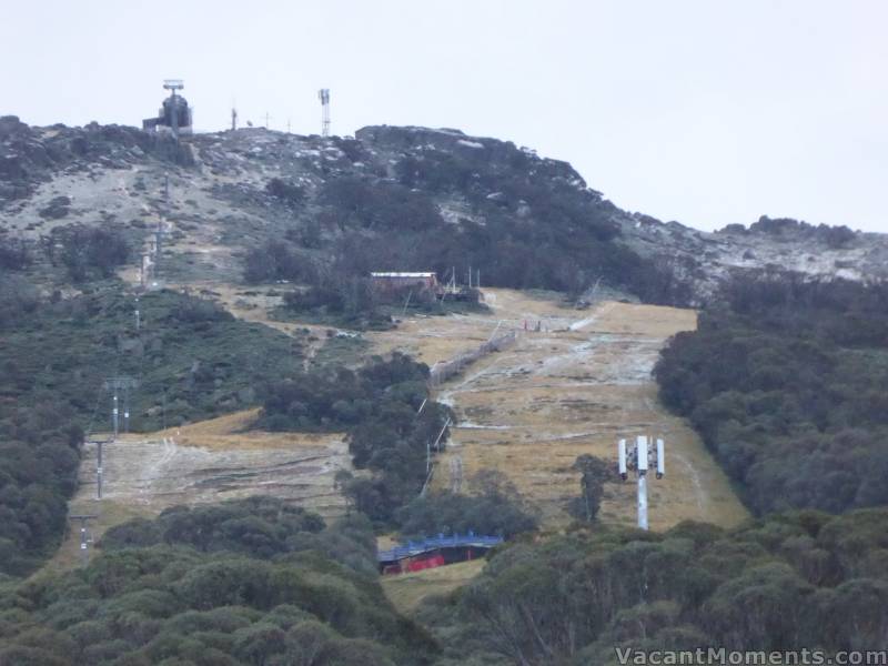 Eagles Nest at dusk - note new phone tower at the Cat Sheds<BR>Have they helped? The jury is still out