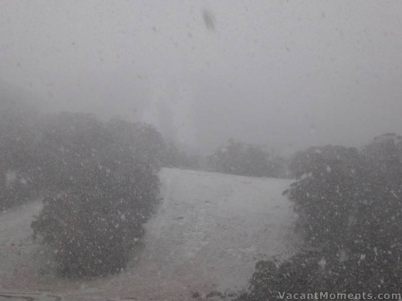 Lower Sundance (High Noon obscured by storm)